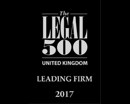 Legal 500 Leading Firm.