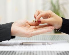 Divorce and family law questions .
