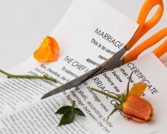 marriage certificate and scissors for article can you divorce the same person more than once.