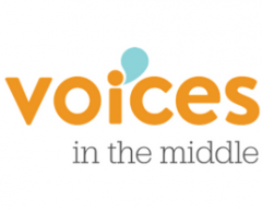 voices in the middle logo.