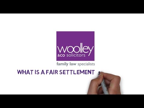 What is a fair settlement on divorce?