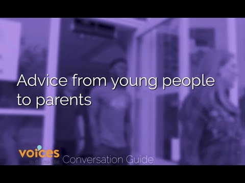 Advice from Young People to Parents