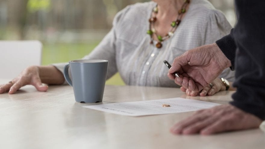 Divorce and the older person